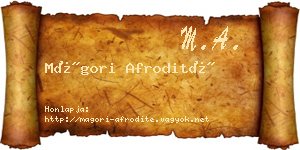 Mágori Afrodité névjegykártya